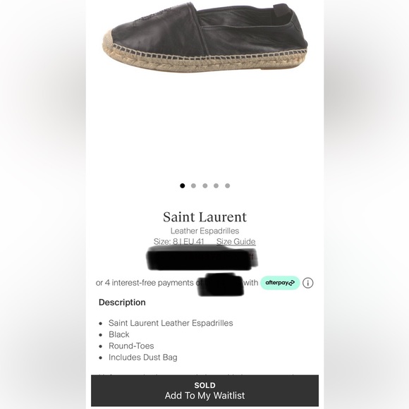 🔥YSL Espadrilles Size 41 - Picture 10 of 16